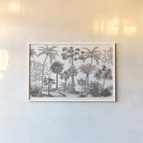 Palm Oasis III by Wild Apple Portfolio. shown as a paper print in a white frame. Available as a archival giclee rolled canvas, fine art paper, or poster print. SKU 77946i.