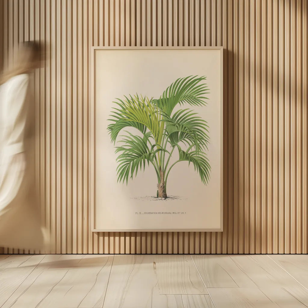 Palmier PL IX by Wild Apple Portfolio. shown as over sized large wall art. Available as an archival giclee rolled canvas, fine art paper, or poster print. SKU 23312h.