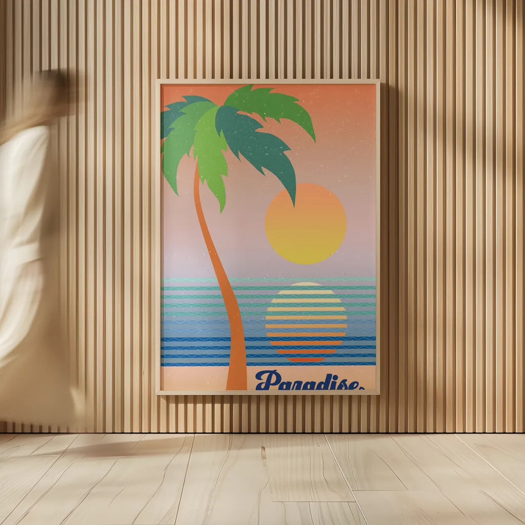 Paradise by Wild Apple Portfolio. shown as over sized large wall art. Available as an archival giclee rolled canvas, fine art paper, or poster print. SKU 65625h.