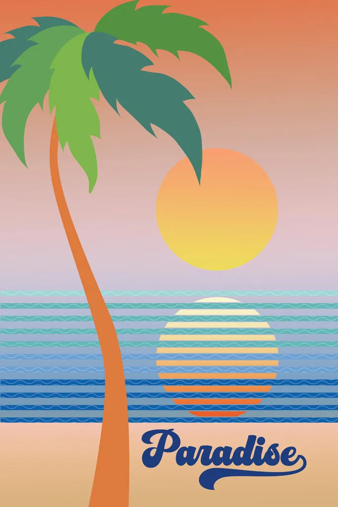 Paradise Clean by Wild Apple Portfolio. SKU 71262h. Archival Giclee Fine art print for wall decor.