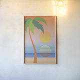 Paradise No Words by Wild Apple Portfolio. shown as a paper print in a natural frame. Available as a archival giclee rolled canvas, fine art paper, or poster print. SKU 70431h.