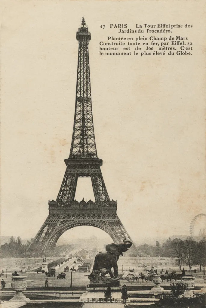 Paris 1900 No Stamp by Wild Apple Portfolio. SKU 86056h. Archival Giclee Fine art print for wall decor.