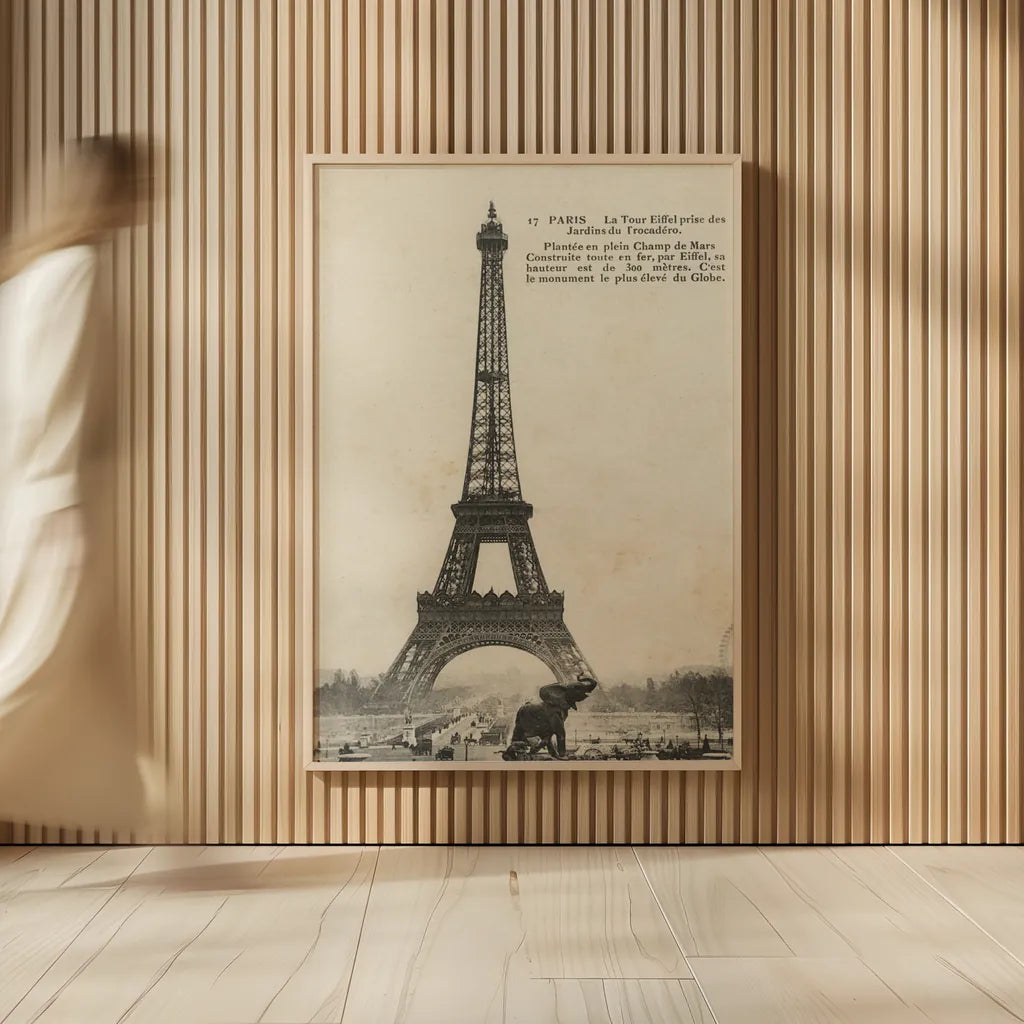 Paris 1900 No Stamp by Wild Apple Portfolio. shown as over sized large wall art. Available as an archival giclee rolled canvas, fine art paper, or poster print. SKU 86056h.
