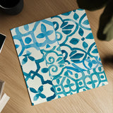 Patterns of Morocco Tile II by Wild Apple Portfolio. Shown as a detailed flat fine art print, highlighting archival giclee quality. Available as an archival giclee rolled canvas, fine art paper, or poster print. SKU 74299a.