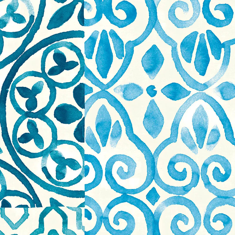 Patterns of Morocco Tile IV by Wild Apple Portfolio. SKU 74303a. Archival Giclee Fine art print for wall decor.