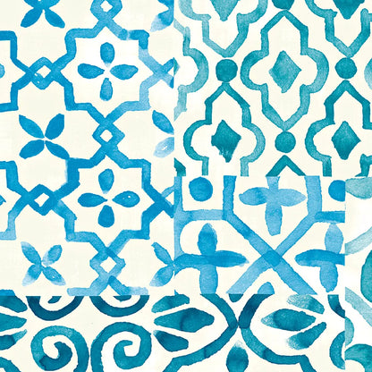 Patterns of Morocco Tile IX by Wild Apple Portfolio. SKU 74305a. Archival Giclee Fine art print for wall decor.