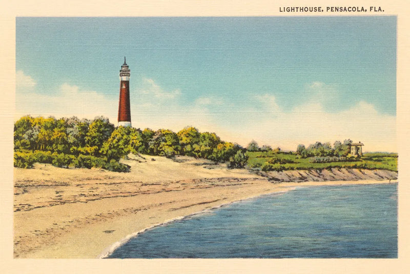 Pensacola Lighthouse by Wild Apple Portfolio. SKU 75651i. Archival Giclee Fine art print for wall decor.