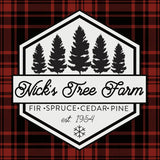 Plaid Holidays I RB by Wild Apple Portfolio. SKU 65278a. Archival Giclee Fine art print for wall decor.