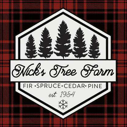 Plaid Holidays I RB by Wild Apple Portfolio. SKU 65278a. Archival Giclee Fine art print for wall decor.