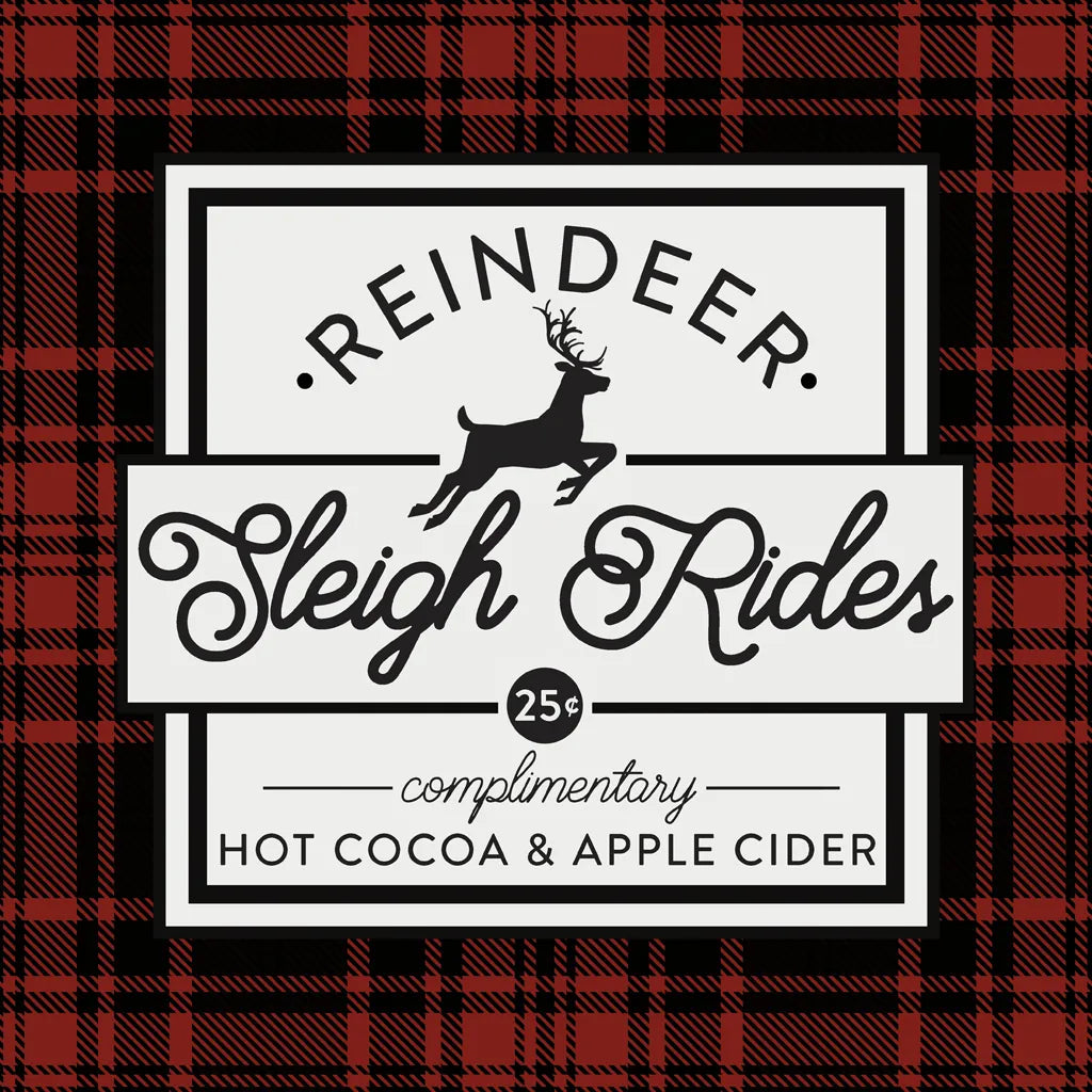 Plaid Holidays III RB by Wild Apple Portfolio. SKU 65279a. Archival Giclee Fine art print for wall decor.