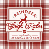 Plaid Holidays III Red by Wild Apple Portfolio. SKU 64770a. Archival Giclee Fine art print for wall decor.