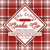 Plaid Holidays IV Red by Wild Apple Portfolio. SKU 64771a. Archival Giclee Fine art print for wall decor.