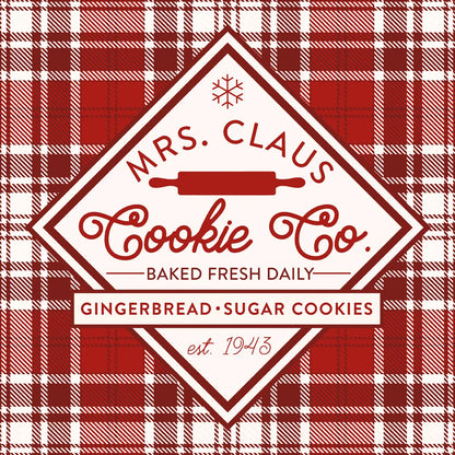 Plaid Holidays IV Red by Wild Apple Portfolio. SKU 64771a. Archival Giclee Fine art print for wall decor.