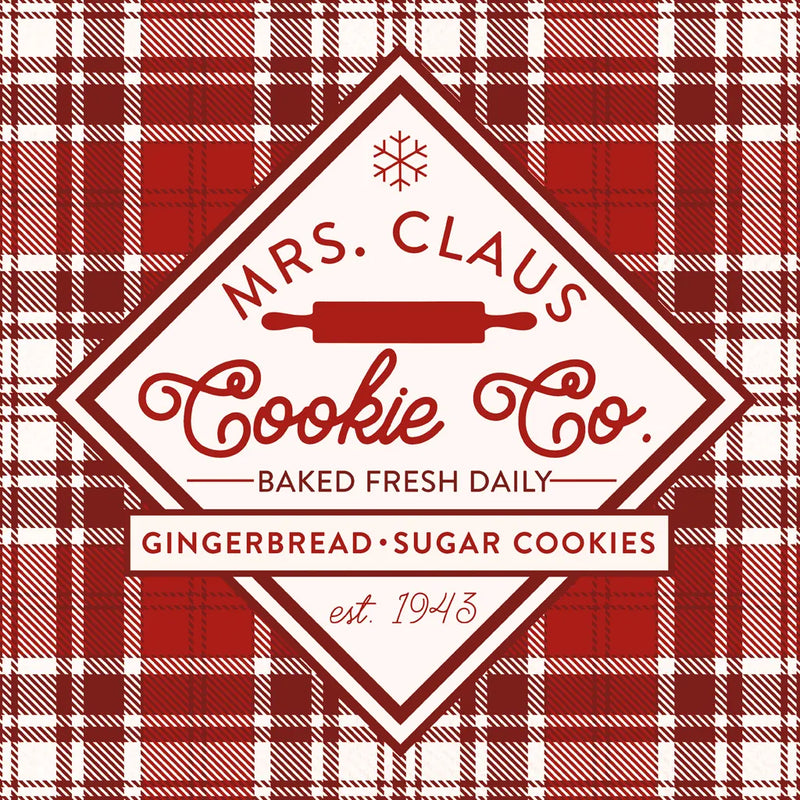 Plaid Holidays IV Red by Wild Apple Portfolio. SKU 64771a. Archival Giclee Fine art print for wall decor.