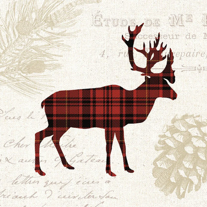 Plaid Lodge I by Wild Apple Portfolio. SKU 33686a. Archival Giclee Fine art print for wall decor.