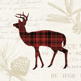 Plaid Lodge II by Wild Apple Portfolio. SKU 33687a. Archival Giclee Fine art print for wall decor.