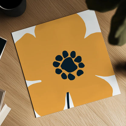 Pop Art Floral I Retro by Wild Apple Portfolio. Shown as a detailed flat fine art print, highlighting archival giclee quality. Available as an archival giclee rolled canvas, fine art paper, or poster print. SKU 57083a.