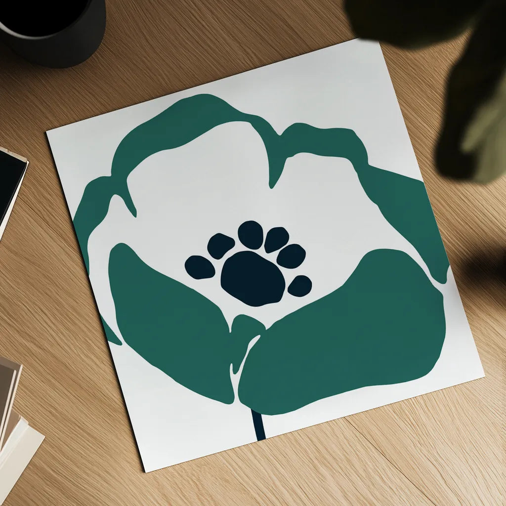 Pop Art Floral III Retro by Wild Apple Portfolio. Shown as a detailed flat fine art print, highlighting archival giclee quality. Available as an archival giclee rolled canvas, fine art paper, or poster print. SKU 57085a.