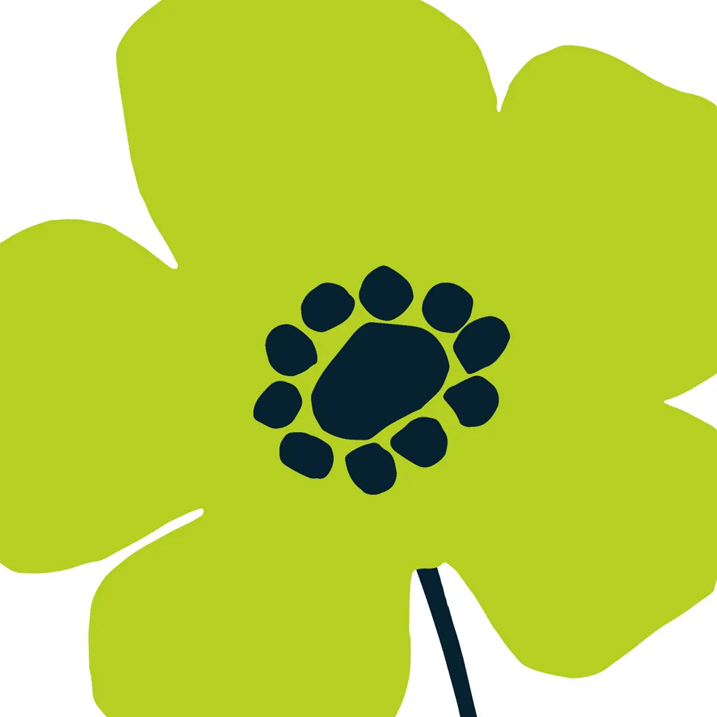 Pop Art Floral IV by Wild Apple Portfolio. SKU 44564a. Archival Giclee Fine art print for wall decor.