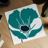 Pop Art Floral V by Wild Apple Portfolio. Shown as a detailed flat fine art print, highlighting archival giclee quality. Available as an archival giclee rolled canvas, fine art paper, or poster print. SKU 61355a.