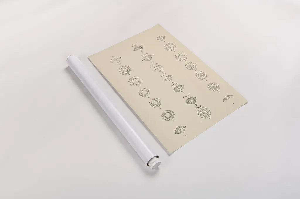 Precious Stones II by Wild Apple Portfolio. shown as a rolled paper print. Available as archival giclee rolled canvas, fine art paper, or poster print. SKU 61592h.