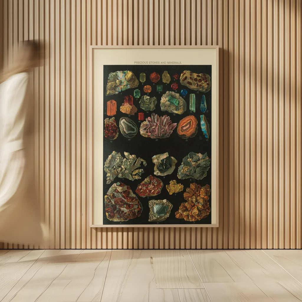 Precious Stones III by Wild Apple Portfolio. shown as over sized large wall art. Available as an archival giclee rolled canvas, fine art paper, or poster print. SKU 61593h.
