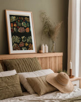 Precious Stones III by Wild Apple Portfolio. shown as a paper print in a natural frame. Available as a archival giclee rolled canvas, fine art paper, or poster print. SKU 61593h.