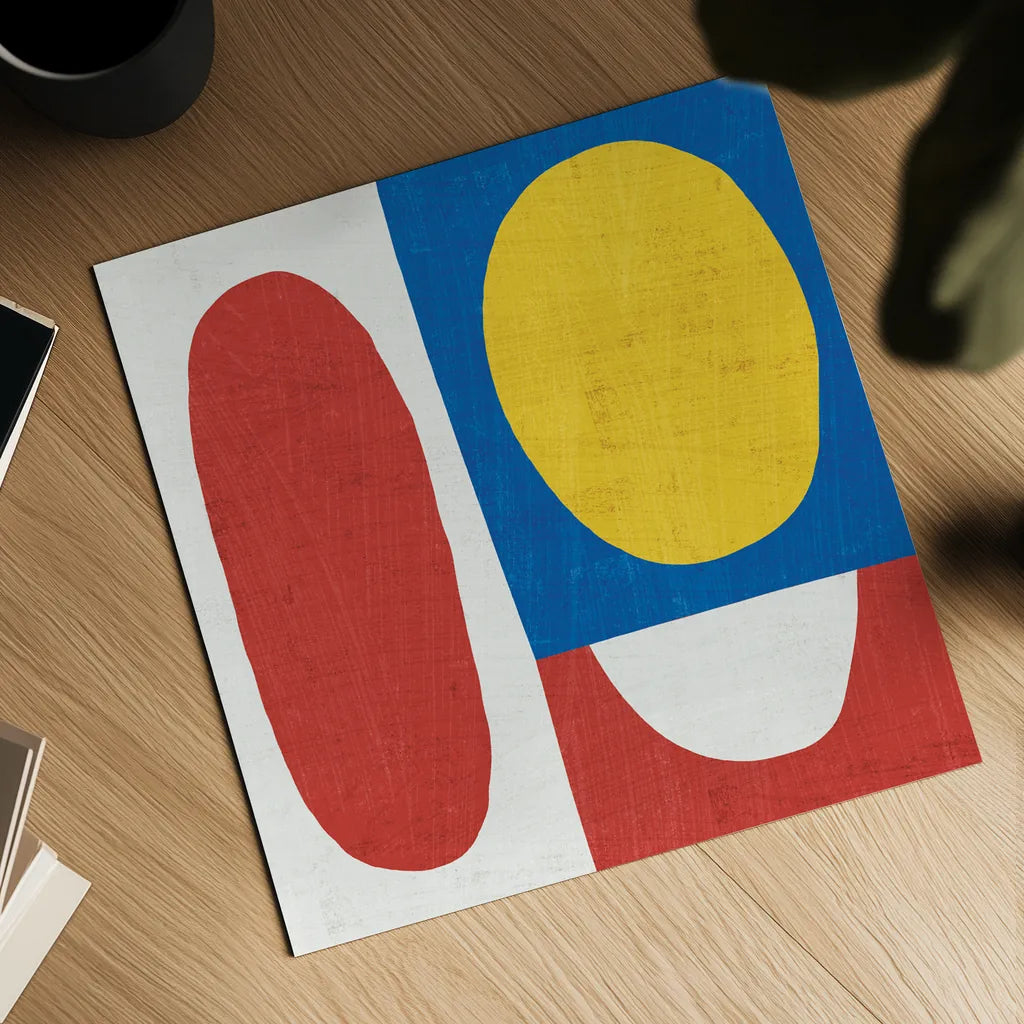 Primary I by Wild Apple Portfolio. Shown as a detailed flat fine art print, highlighting archival giclee quality. Available as an archival giclee rolled canvas, fine art paper, or poster print. SKU 82321a.