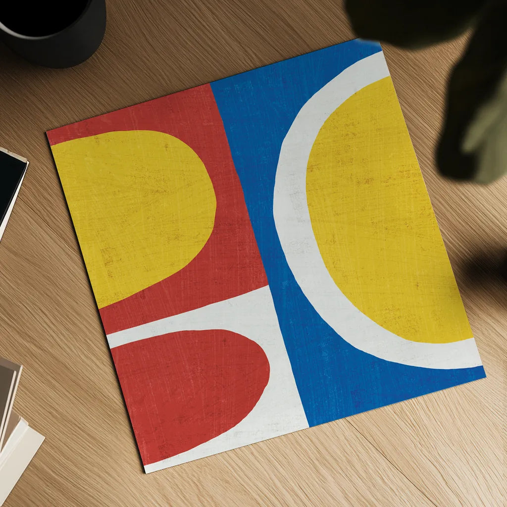 Primary II by Wild Apple Portfolio. Shown as a detailed flat fine art print, highlighting archival giclee quality. Available as an archival giclee rolled canvas, fine art paper, or poster print. SKU 82322a.