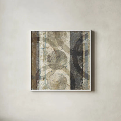 Raku II by Wild Apple Portfolio. Shown in a crisp white glass frame for a clean and minimalist style. Available as an archival giclee rolled canvas, fine art paper, or poster print. SKU 15688a.
