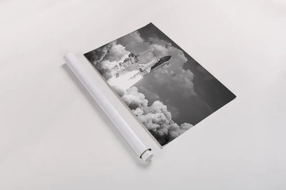 Ready to Launch BW by Wild Apple Portfolio. shown as a rolled paper print. Available as archival giclee rolled canvas, fine art paper, or poster print. SKU 90383i.