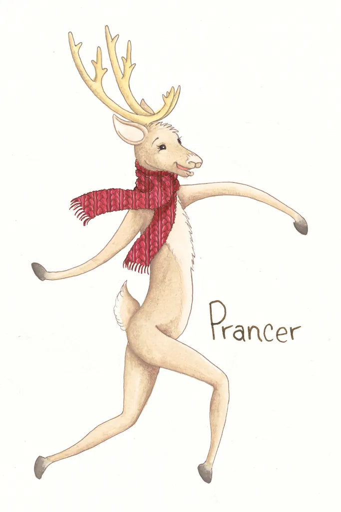 Reindeer III by Wild Apple Portfolio. SKU 103517h. Archival Giclee Fine art print for wall decor.