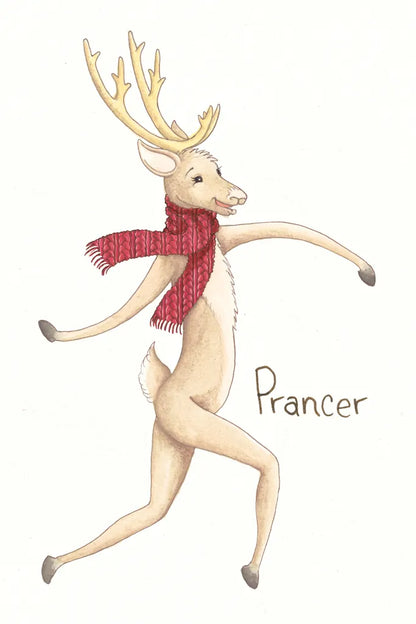 Reindeer III by Wild Apple Portfolio. SKU 103517h. Archival Giclee Fine art print for wall decor.