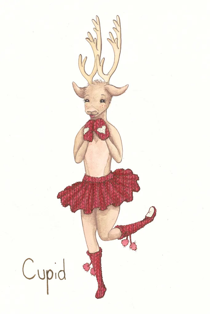 Reindeer VI by Wild Apple Portfolio. SKU 103520h. Archival Giclee Fine art print for wall decor.