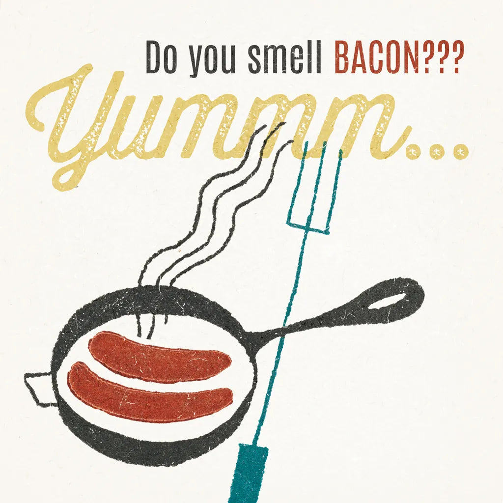 Retro Food Bacon by Wild Apple Portfolio. SKU 92156a. Archival Giclee Fine art print for wall decor.