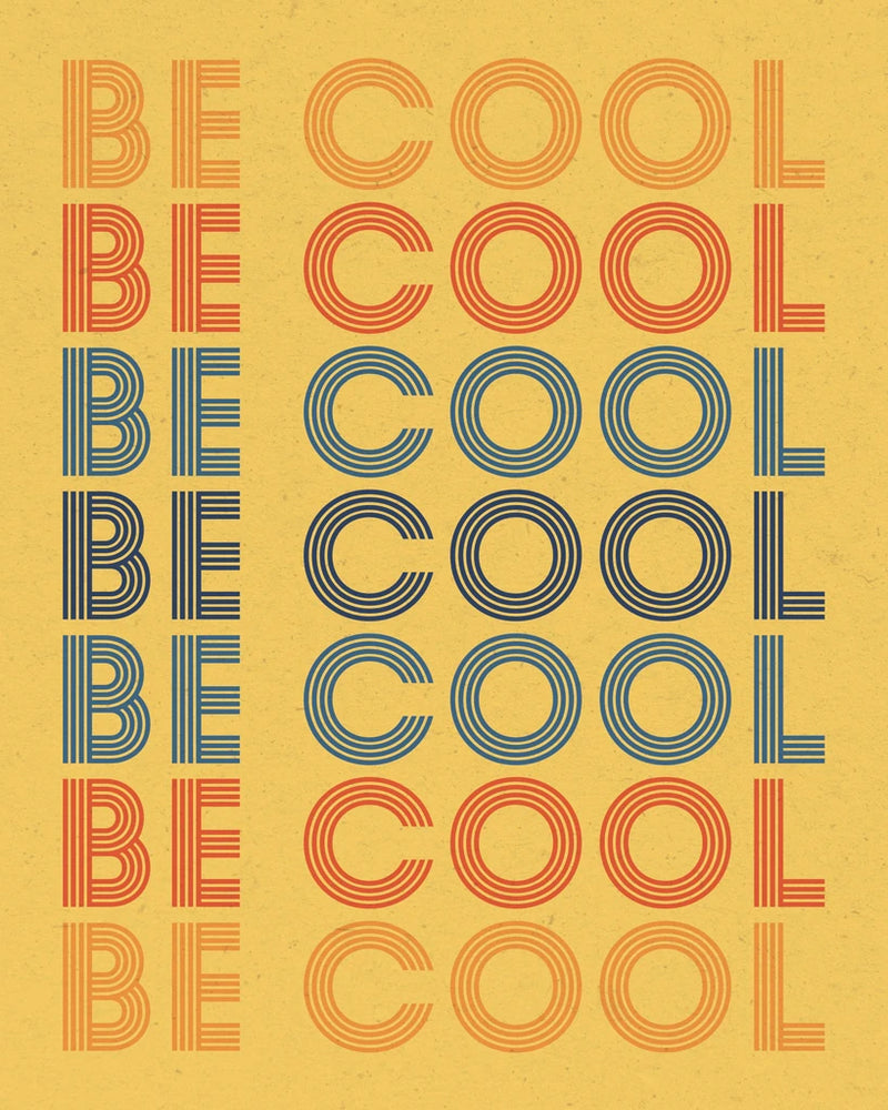 Retro Words II by Wild Apple Portfolio