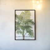 Riviera Palms I by Wild Apple Portfolio. shown as a paper print in a black flame. Available as a archival giclee rolled canvas, fine art paper, or poster print. SKU 9919h.