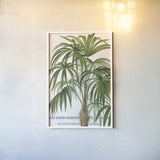 Riviera Palms II by Wild Apple Portfolio. shown as a paper print in a white frame. Available as a archival giclee rolled canvas, fine art paper, or poster print. SKU 9920h.