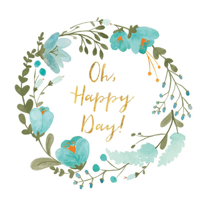 Romantic Floral II Blue by Wild Apple Portfolio. SKU 57583a. Archival Giclee Fine art print for wall decor.