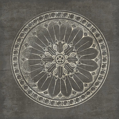 Rosette I Gray by Wild Apple Portfolio. SKU 21573a. Archival Giclee Fine art print for wall decor.