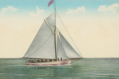 Sailing Party by Wild Apple Portfolio. SKU 75182i. Archival Giclee Fine art print for wall decor.