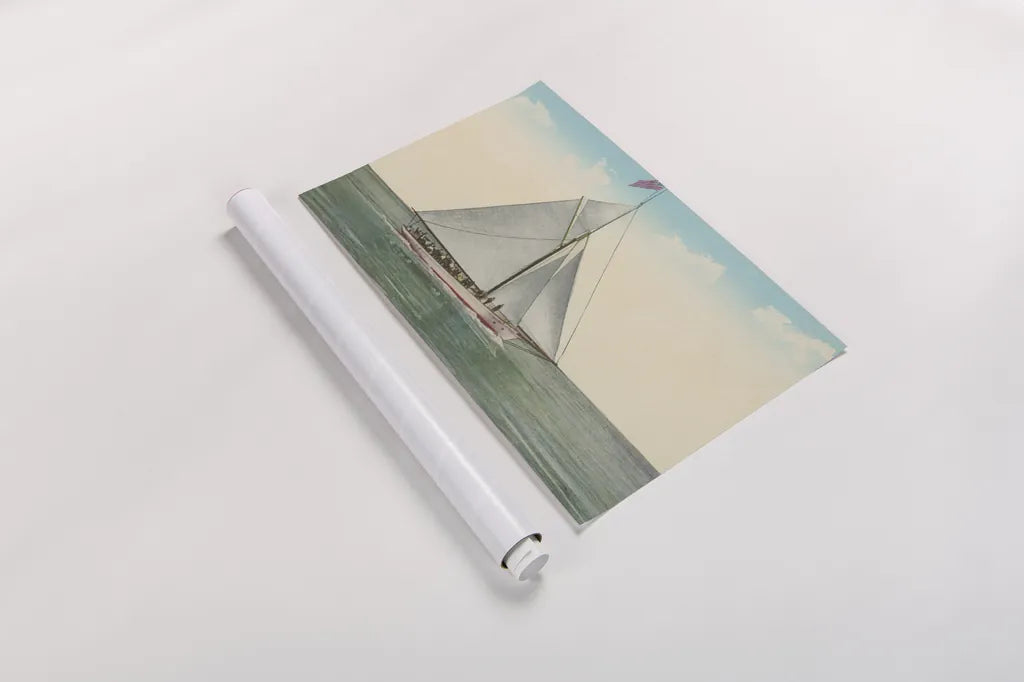 Sailing Party by Wild Apple Portfolio. shown as a rolled paper print. Available as archival giclee rolled canvas, fine art paper, or poster print. SKU 75182i.