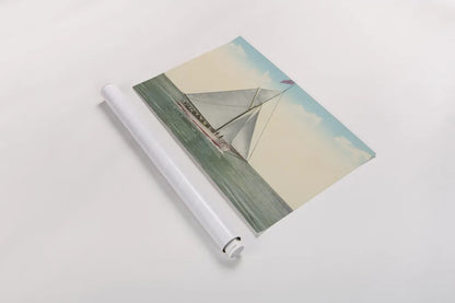 Sailing Party by Wild Apple Portfolio. shown as a rolled paper print. Available as archival giclee rolled canvas, fine art paper, or poster print. SKU 75182i.