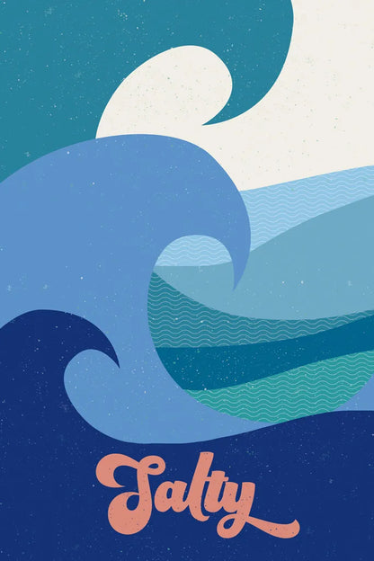 Salty by Wild Apple Portfolio. SKU 65527h. Archival Giclee Fine art print for wall decor.