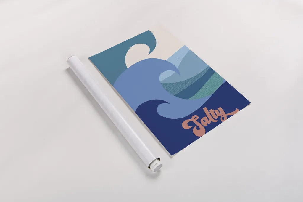 Salty Clean by Wild Apple Portfolio. shown as a rolled paper print. Available as archival giclee rolled canvas, fine art paper, or poster print. SKU 71257h.