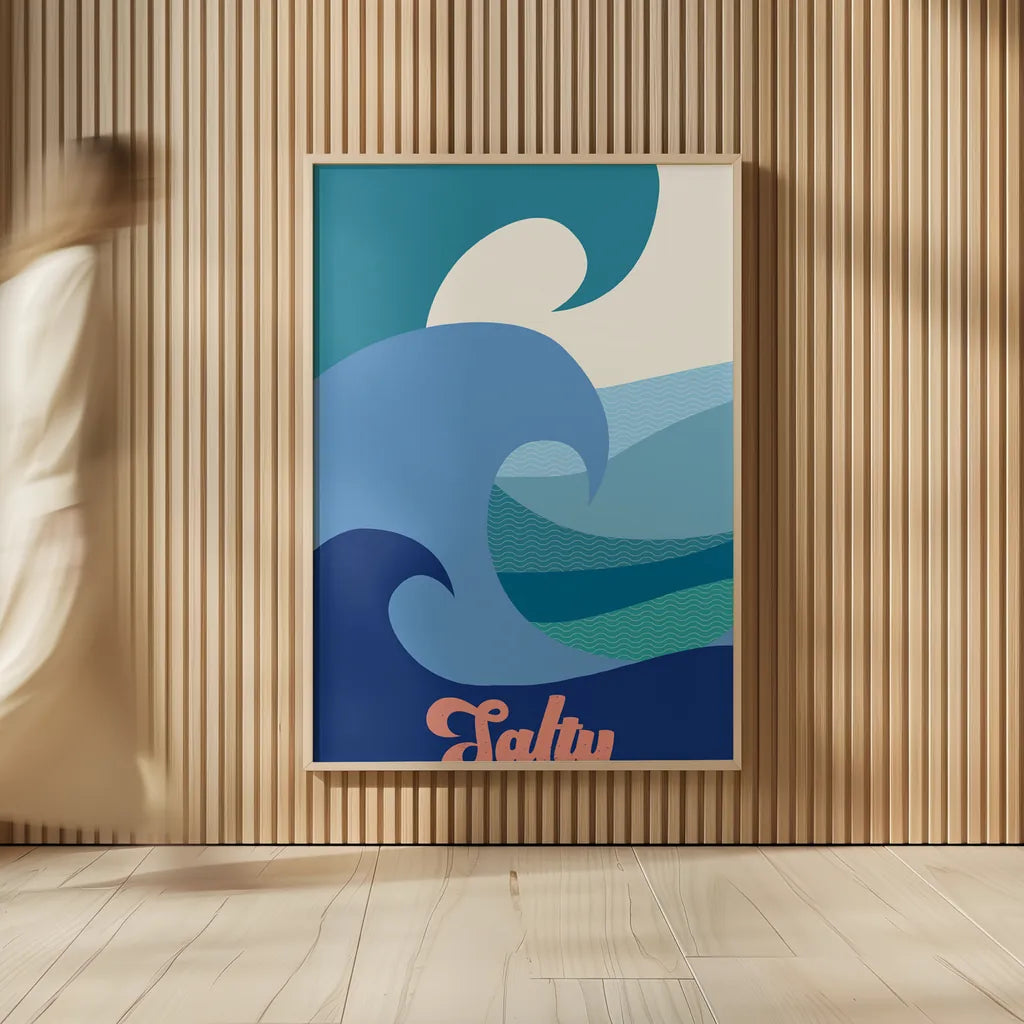 Salty Clean by Wild Apple Portfolio. shown as over sized large wall art. Available as an archival giclee rolled canvas, fine art paper, or poster print. SKU 71257h.