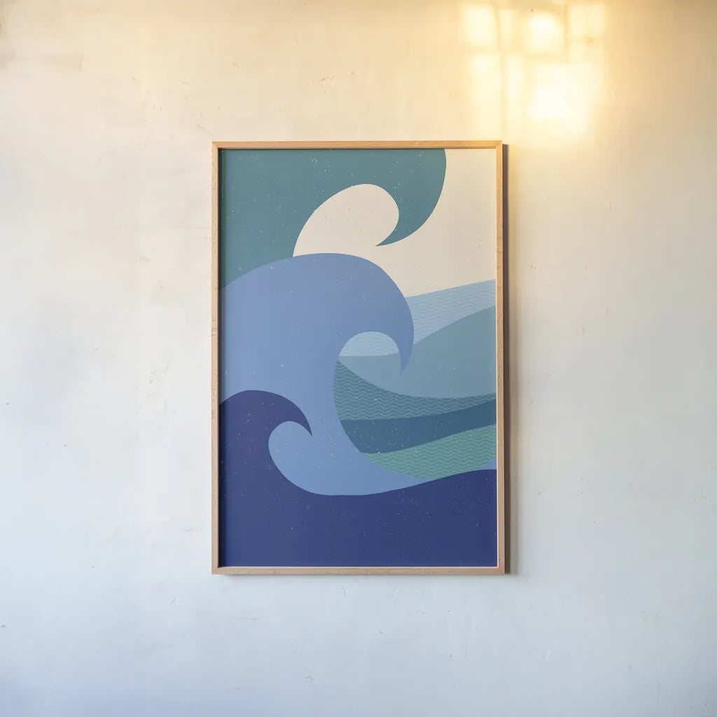 Salty No Words by Wild Apple Portfolio. shown as a paper print in a natural frame. Available as a archival giclee rolled canvas, fine art paper, or poster print. SKU 70432h.