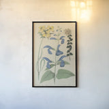 Salvia Florals II by Wild Apple Portfolio. shown as a paper print in a black flame. Available as a archival giclee rolled canvas, fine art paper, or poster print. SKU 98095h.
