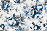 Scent of Roses Indigo by Wild Apple Portfolio. SKU 21956i. Archival Giclee Fine art print for wall decor.