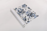 Scent of Roses Indigo by Wild Apple Portfolio. shown as a rolled paper print. Available as archival giclee rolled canvas, fine art paper, or poster print. SKU 21956i.